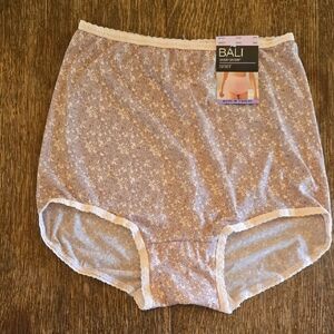Bali Skimp Skamp Brief, Pink Chic Pattern, Women's Size 6